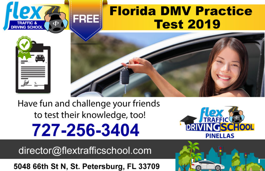 free florida driving test questions and answers